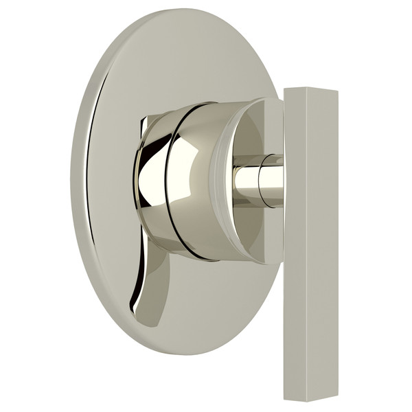 Pirellone 4-Port 3-Way Diverter Trim Only - Polished Nickel with Metal Lever Handle | Model Number: BA27NL-PN/TO - Product Knockout