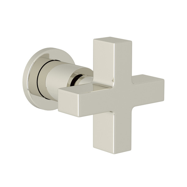 Pirellone Trim for Volume Control and Diverter - Polished Nickel with Cross Handle | Model Number: BA195X-PN/TO - Product Knockout