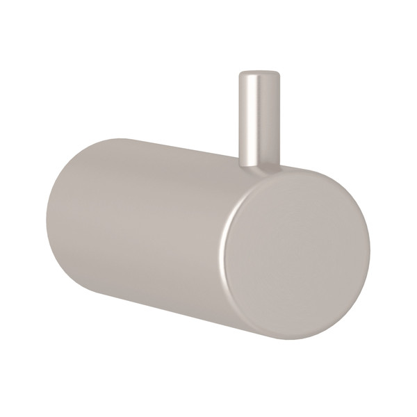 Pirellone Wall Mount Single Robe Hook - Satin Nickel | Model Number: SY710-STN - Product Knockout