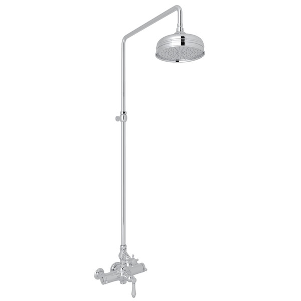 Thermostatic Shower Package - Polished Chrome with Cross Handle | Model Number: AKIT49172XMAPC - Product Knockout