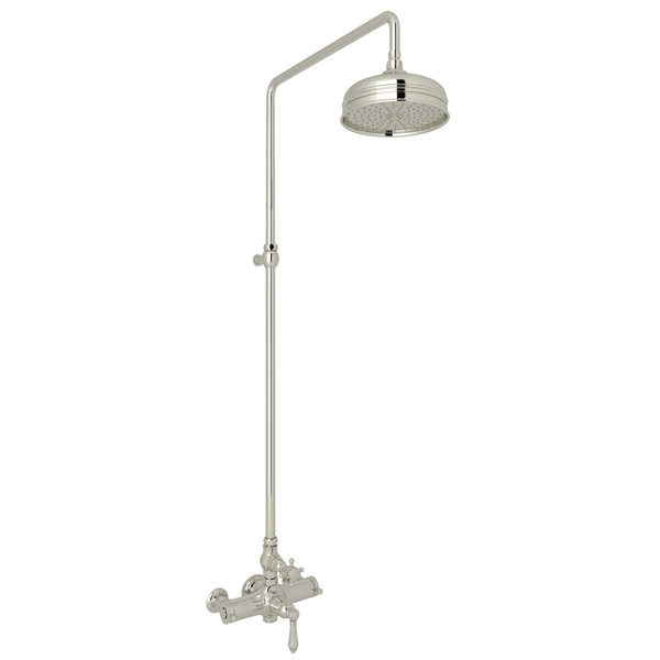 Thermostatic Shower Package - Polished Nickel with Cross Handle | Model Number: AKIT49172XMPN - Product Knockout