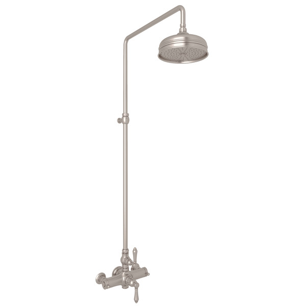 Thermostatic Shower Package - Satin Nickel with Metal Lever Handle | Model Number: AKIT49172LMSTN - Product Knockout