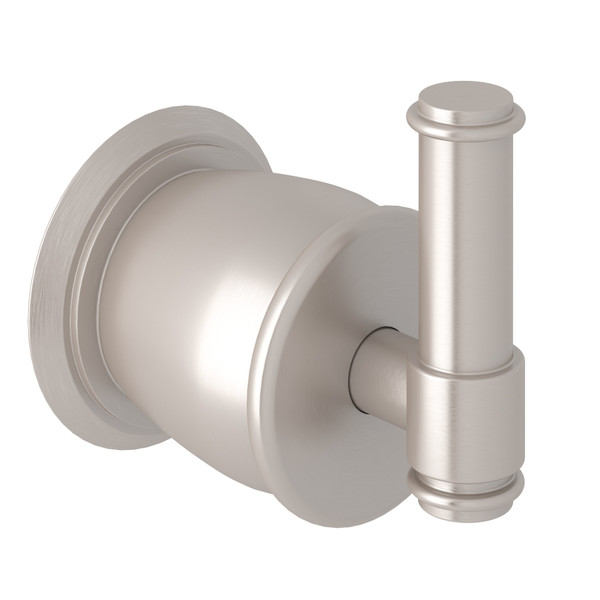 Zephyr Wall Mount Single Robe Hook - Satin Nickel | Model Number: MB7STN - Product Knockout