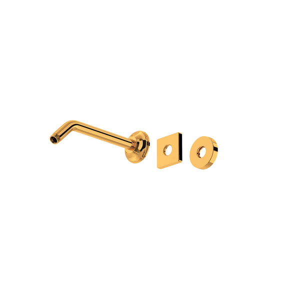 9" Reach Wall Mount Shower Arm - Italian Brass | Model Number: 1440/8IB