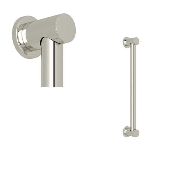 18 Inch Decorative Grab Bar - Polished Nickel | Model Number: 1265PN - Product Knockout