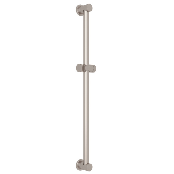 36 Inch Decorative Grab Bar with Knob Handle Slider - Satin Nickel | Model Number: 1367STN - Product Knockout