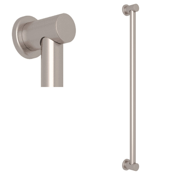 36 Inch Decorative Grab Bar - Satin Nickel | Model Number: 1267STN - Product Knockout