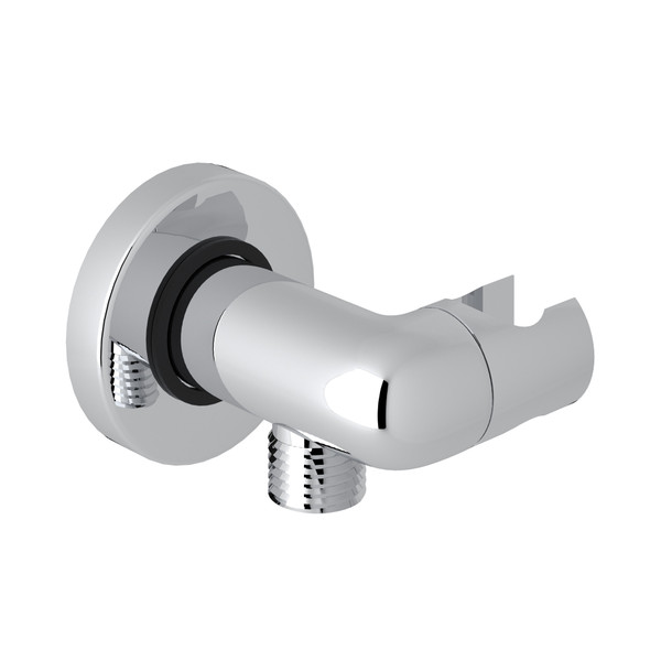 Pivoting Handshower Holder with Hose Outlet - Polished Chrome | Model Number: CD8000APC - Product Knockout