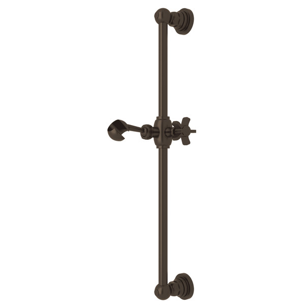 San Giovanni Slide Bar - Tuscan Brass with Five Spoke Cross Handle | Model Number: A8073XTCB - Product Knockout