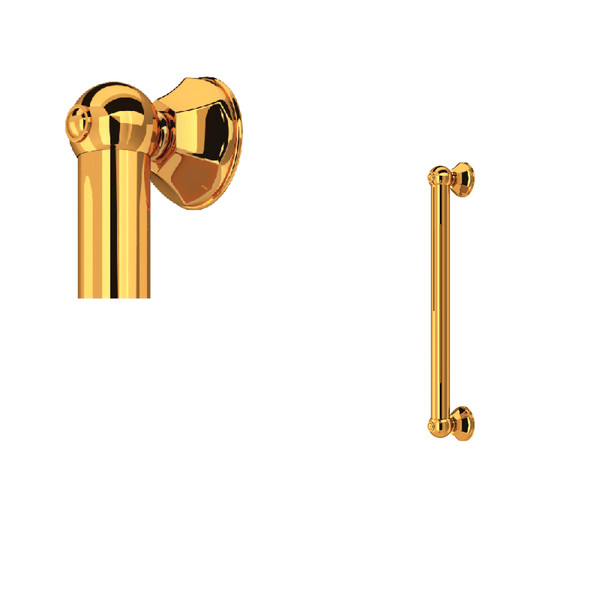 18 Inch Palladian Decorative Grab Bar - Italian Brass | Model Number: 1277IB - Product Knockout