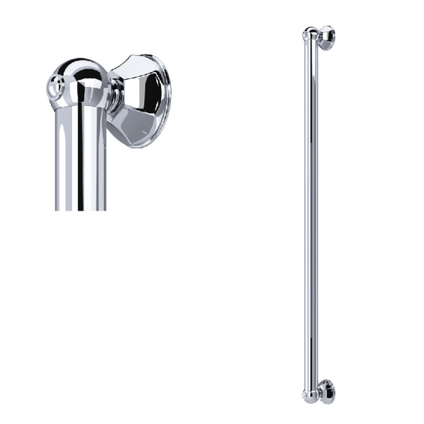 36 Inch Palladian Decorative Grab Bar - Polished Chrome | Model Number: 1279APC - Product Knockout
