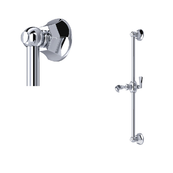 24" Slide Bar - Polished Chrome | Model Number: 1230APC
