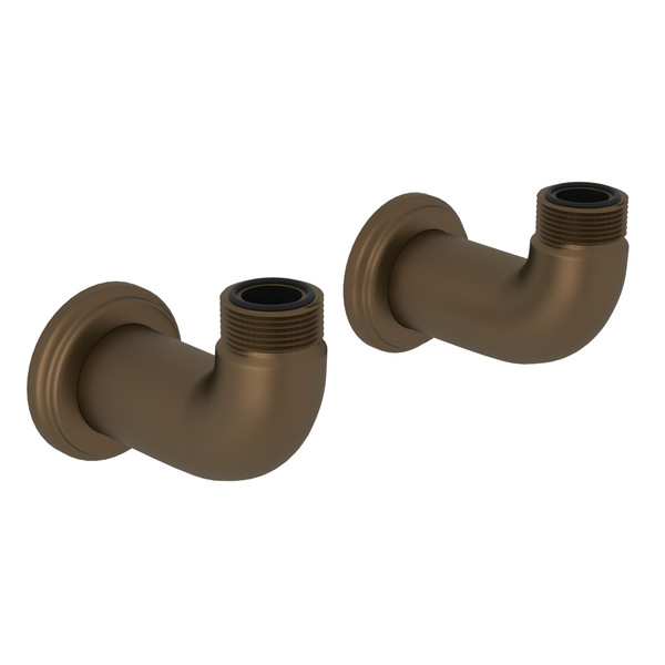 Pair of Wall Unions - English Bronze | Model Number: U.6381EB - Product Knockout