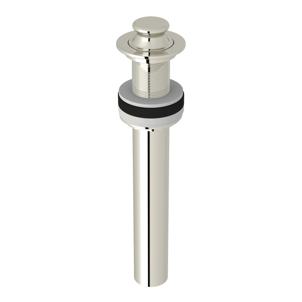 Non-Slotted Lift and Turn Drain - Polished Nickel | Model Number: 8446PN - Product Knockout