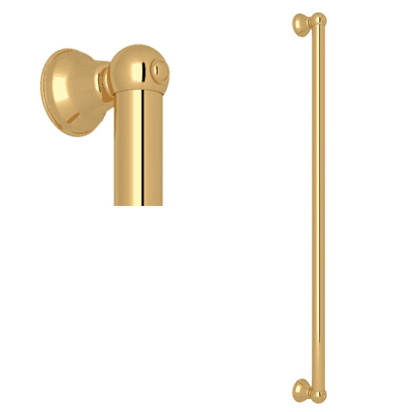 36 Inch Decorative Grab Bar - Italian Brass | Model Number: 1250IB - Product Knockout