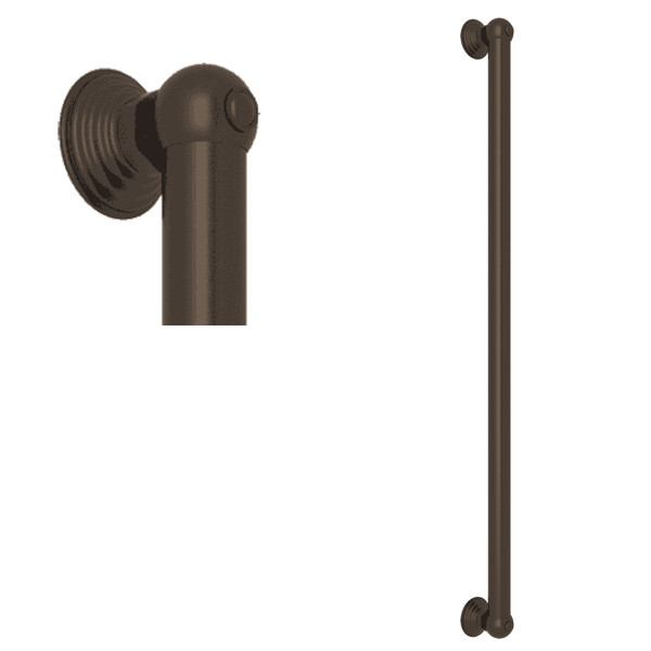 36 Inch Decorative Grab Bar - Tuscan Brass | Model Number: 1262TCB - Product Knockout
