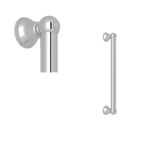 18 Inch Decorative Grab Bar - Polished Chrome | Model Number: 1252APC - Product Knockout