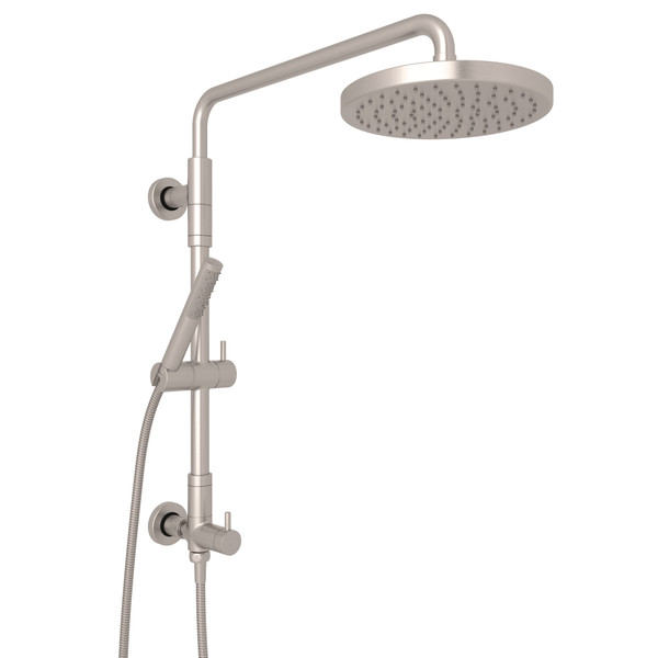 Retro-Fit Shower Column Riser with Diverter/Handshower/Hose/Showerhead Set - Satin Nickel | Model Number: L0095KIT1STN - Product Knockout