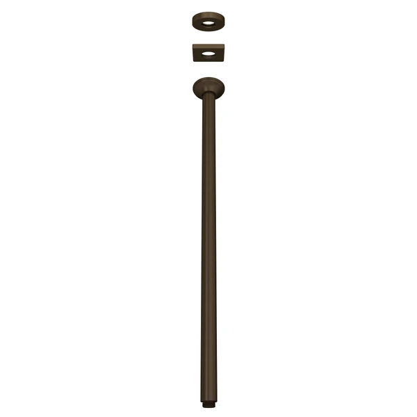 24" Ceiling Mount Shower Arm - Tuscan Brass | Model Number: 1505/24TCB