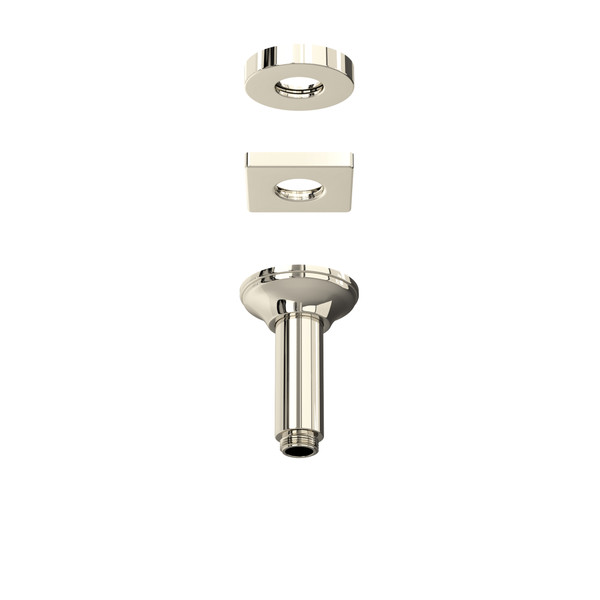 4" Ceiling Mount Shower Arm - Polished Nickel | Model Number: 1505/3PN