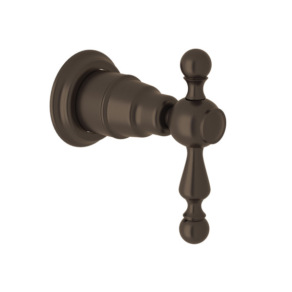Arcana Trim for Volume Control and Diverter - Tuscan Brass with Ornate Metal Lever Handle | Model Number: AC195L-TCB/TO - Product Knockout