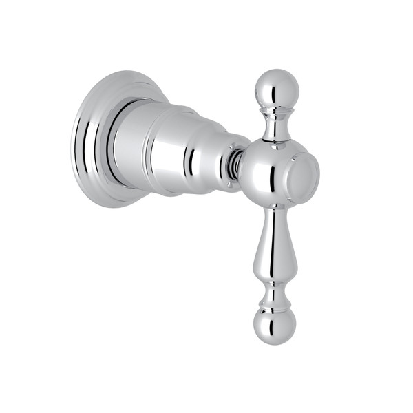 Arcana Trim for Volume Control and Diverter - Polished Chrome with Ornate Metal Lever Handle | Model Number: AC195L-APC/TO - Product Knockout