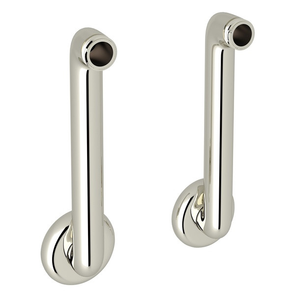 Cast Iron Tub Unions - Set of 2 - Polished Nickel | Model Number: ZZ9353502B-PN - Product Knockout