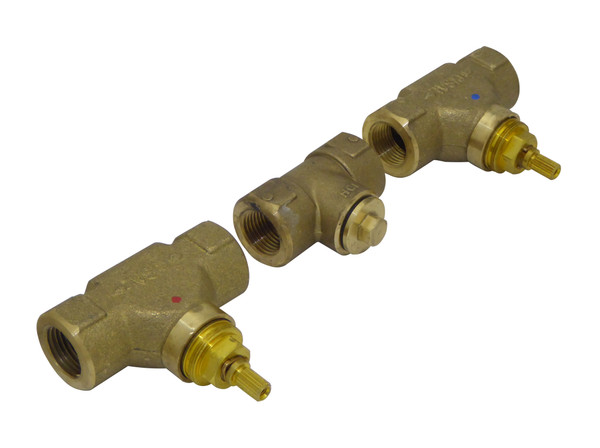 1/2" Wall Mount Lavatory Rough-In Valves - Unfinished | Model Number: ZAC3351104BO