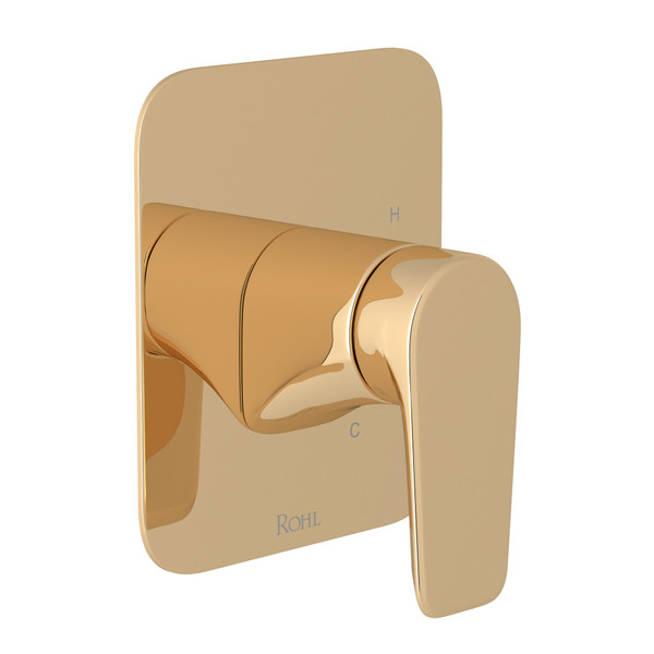 Hoxton Pressure Balance Trim without Diverter - English Gold with Metal Lever Handle | Model Number: U.5435LS-EG - Product Knockout