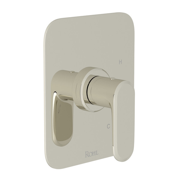 Meda Pressure Balance Trim without Diverter - Polished Nickel with Metal Lever Handle | Model Number: LV110L-PN - Product Knockout