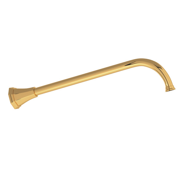 Deco 15 Inch Overhead Wall Mount Shower Arm - English Gold | Model Number: U.5184EG - Product Knockout