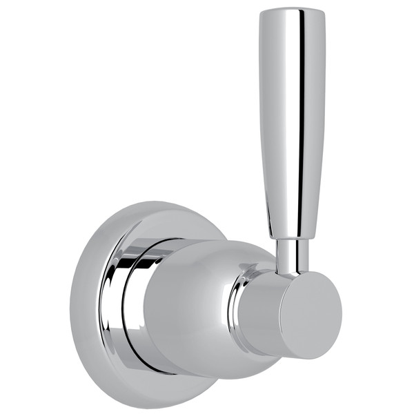 Holborn Trim for Volume Control and 4-Port Dedicated Diverter - Polished Chrome with Metal Lever Handle | Model Number: U.3064LS-APC/TO - Product Knockout