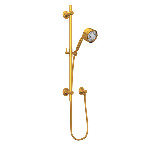 DISCONTINUED Handshower Set With 24" Slide Bar and 5-Function Handshower - Satin Gold | Model Number: MB2046SG