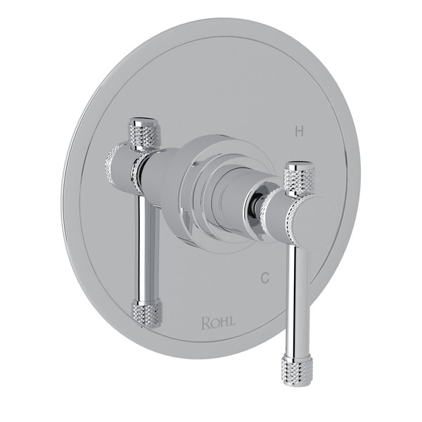 Campo Pressure Balance Trim without Diverter - Polished Chrome with Industrial Metal Lever Handle | Model Number: A2210ILAPC - Product Knockout