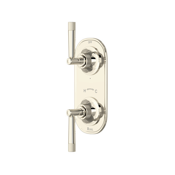 Graceline® 1/2" Thermostatic Trim With Diverter - Polished Nickel | Model Number: MB2090LMPN