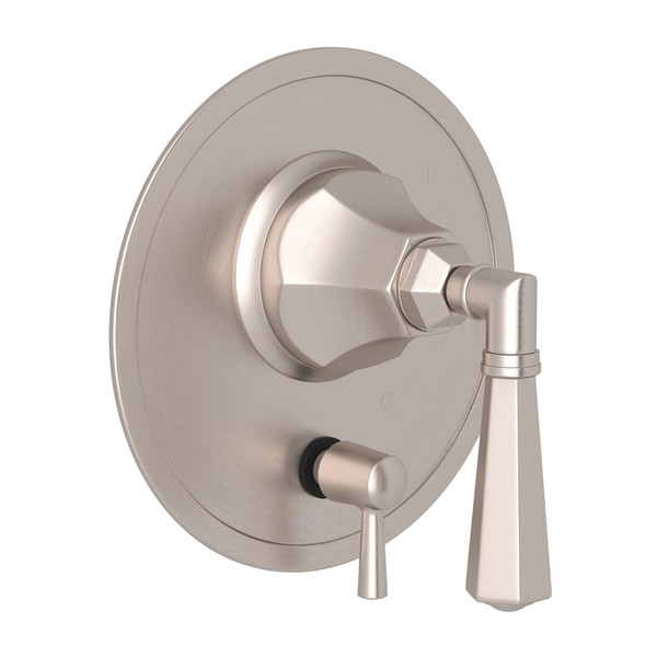 Palladian Pressure Balance Trim with Diverter - Satin Nickel with Metal Lever Handle | Model Number: A2910NLMSTN - Product Knockout