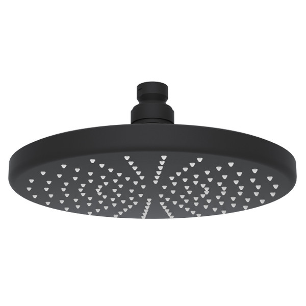 8 Inch Rodello Circular Rain Showerhead - Matte Black | Model Number: 1075/8MB - Product Knockout