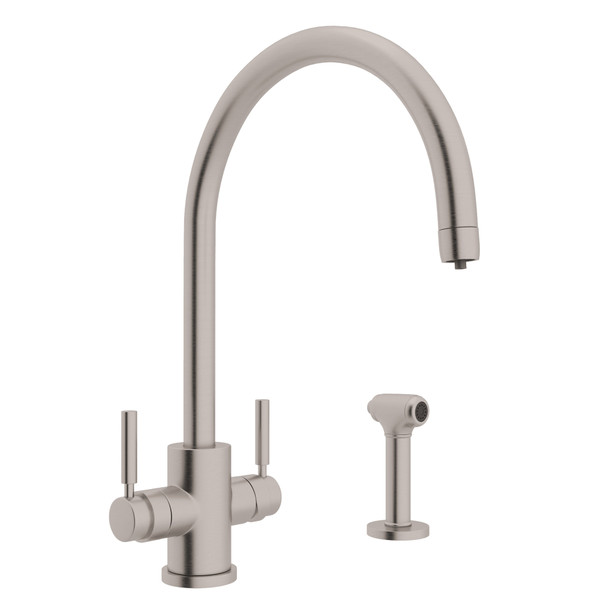 Rohl U.4312LS-APC-2 Orbiq Two Handle Kitchen Faucet Polished Chrome Lever 並行輸入品 - 2