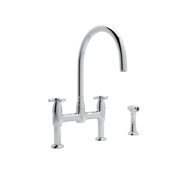 Perrin & Rowe Holborn Bridge Kitchen Faucet with Sidespray