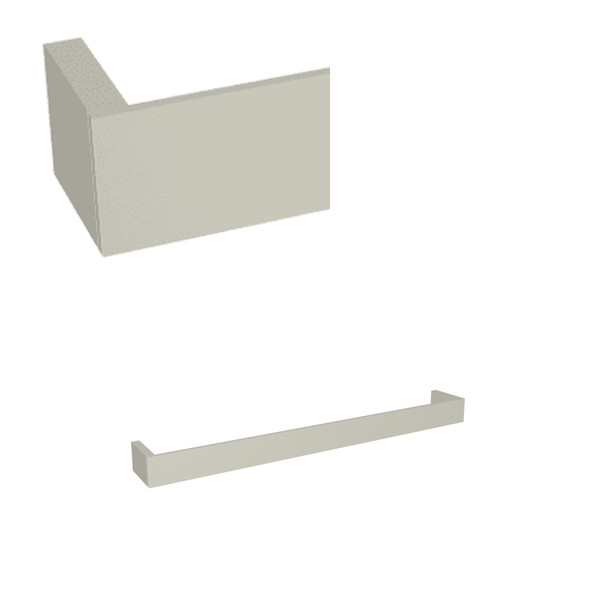 Quartile Wall Mount 18 Inch Single Towel Bar - Polished Nickel | Model Number: QU101-PN - Product Knockout