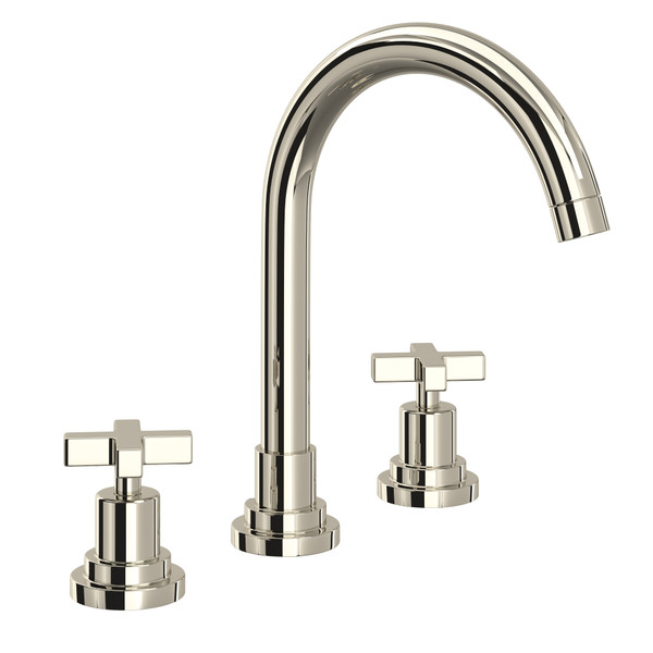 ロバール ROHL Lombardia® Widespread Lavatory Faucet With C-Spout