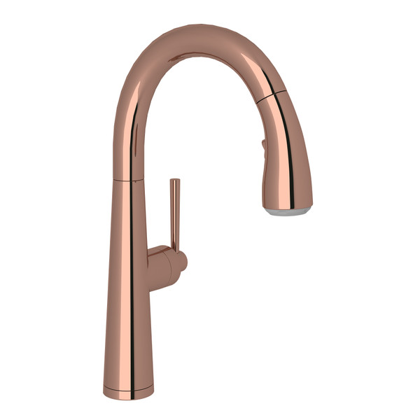 Lux Pulldown Bar and Food Prep Faucet - Rose Gold with Metal Lever Handle | Model Number: R7515SLMRG-2 - Product Knockout