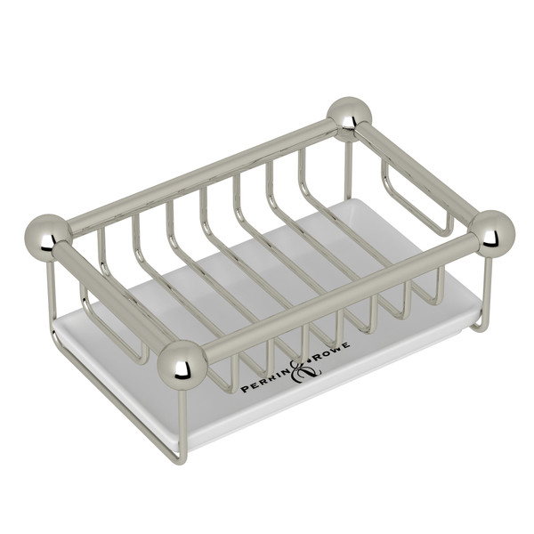 Free Standing Soap Basket - Polished Nickel | Model Number: U.6972PN - Product Knockout