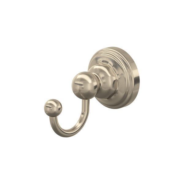 Edwardian Wall Mount Single Robe Hook - Satin Nickel | Model Number: U.6921STN - Product Knockout