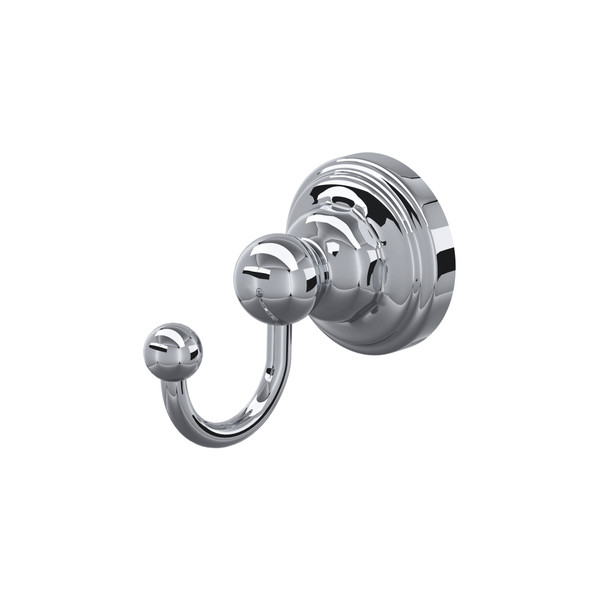 Perrin & Rowe Edwardian Wall Mount Single Robe Hook - Polished