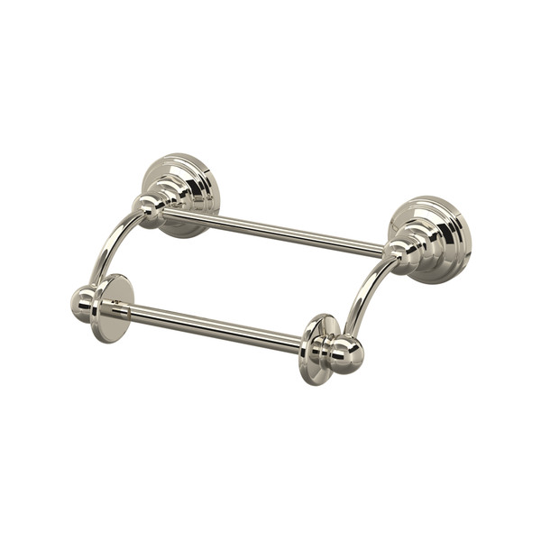 Polished Nickel) Rohl U.6960PN Perrin and Rowe Toilet Paper Holder with  スイングing or リフト Arm for Roll in Polished Nickel