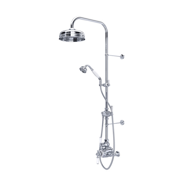 Perrin & Rowe Edwardian Thermostatic Shower Package - Polished Chrome ...