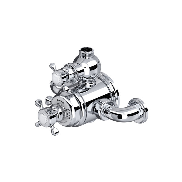 Edwardian™ 3/4" Exposed Therm Valve With Volume And Temperature Control - Polished Chrome | Model Number: U.5552X-APC
