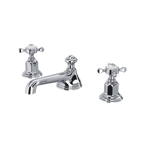 Perrin & Rowe Edwardian™ Widespread Lavatory Faucet With Low Spout