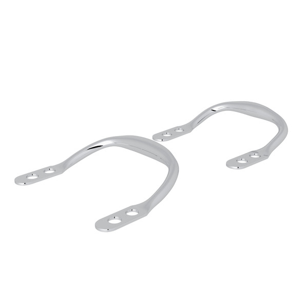 Pair of Toilet Seat Sanitary Handles - Polished Chrome | Model Number: 4021-APC - Product Knockout